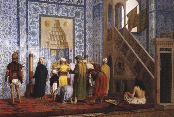 Jean - Leon Gerome The Blue Mosque oil painting picture